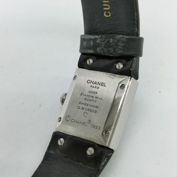 CHANEL Black Silver Matrasse 18mm Women's Watch - Picture 13 of 16